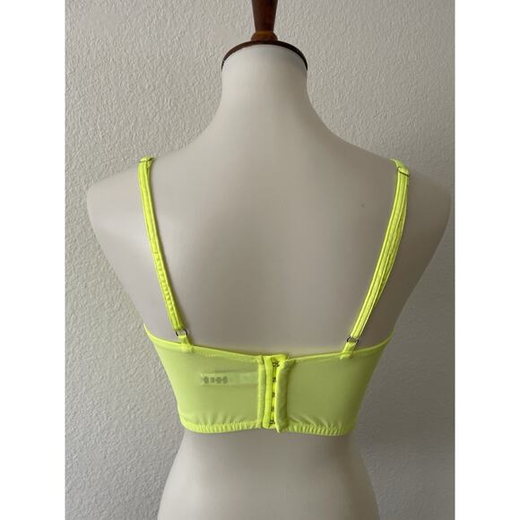 Cosabella Bra Bustier Floral Lace Semi Sheer Lingerie Italy - Picture 6 of 10